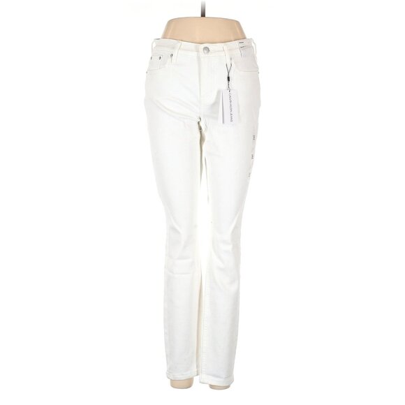 Calvin Klein Denim - CALVIN KLEIN JEANS Mid-rise rise Skinny Regular Jeans Women Size 27